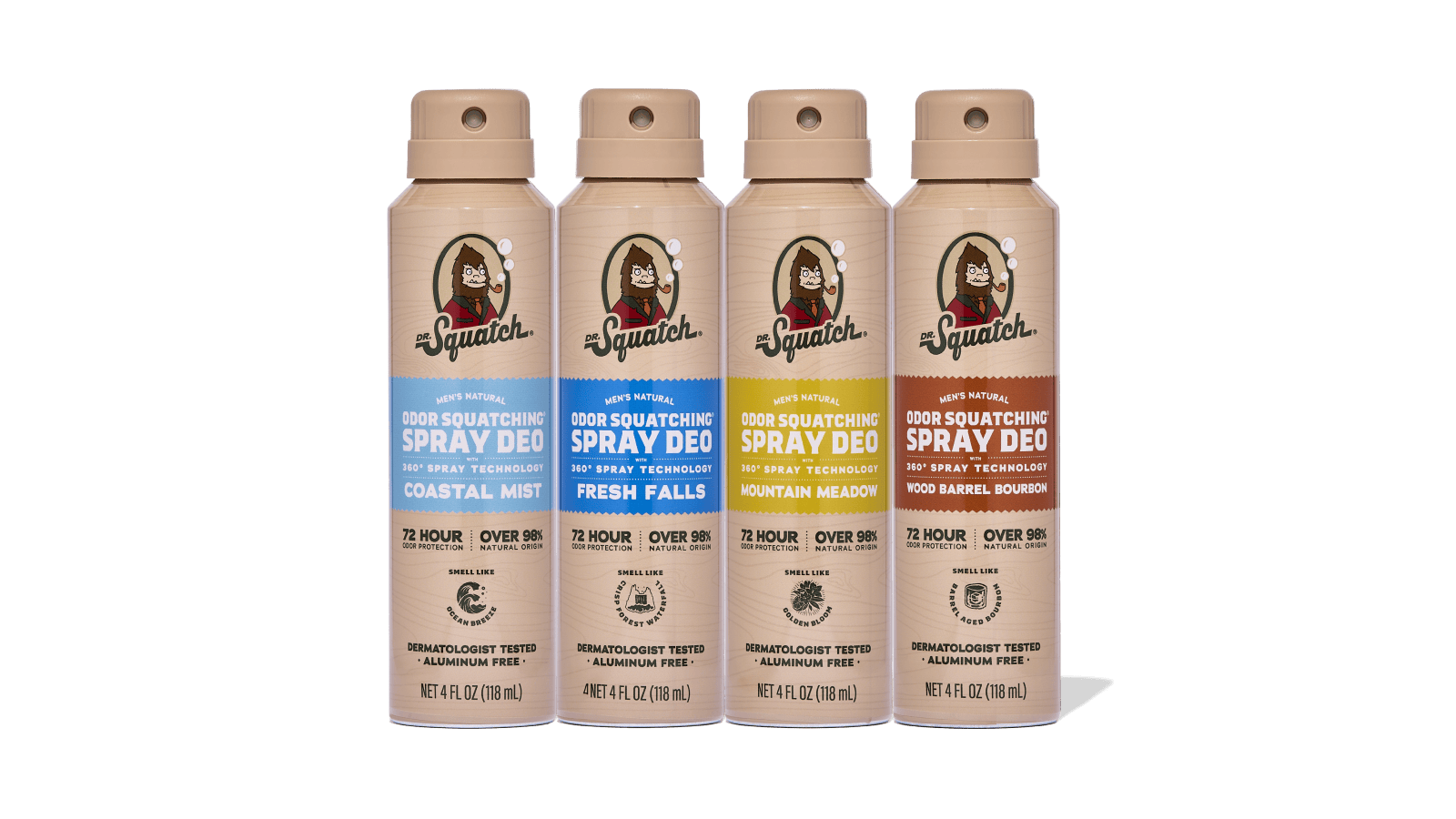 Spray Deodorant 4-Pack V3