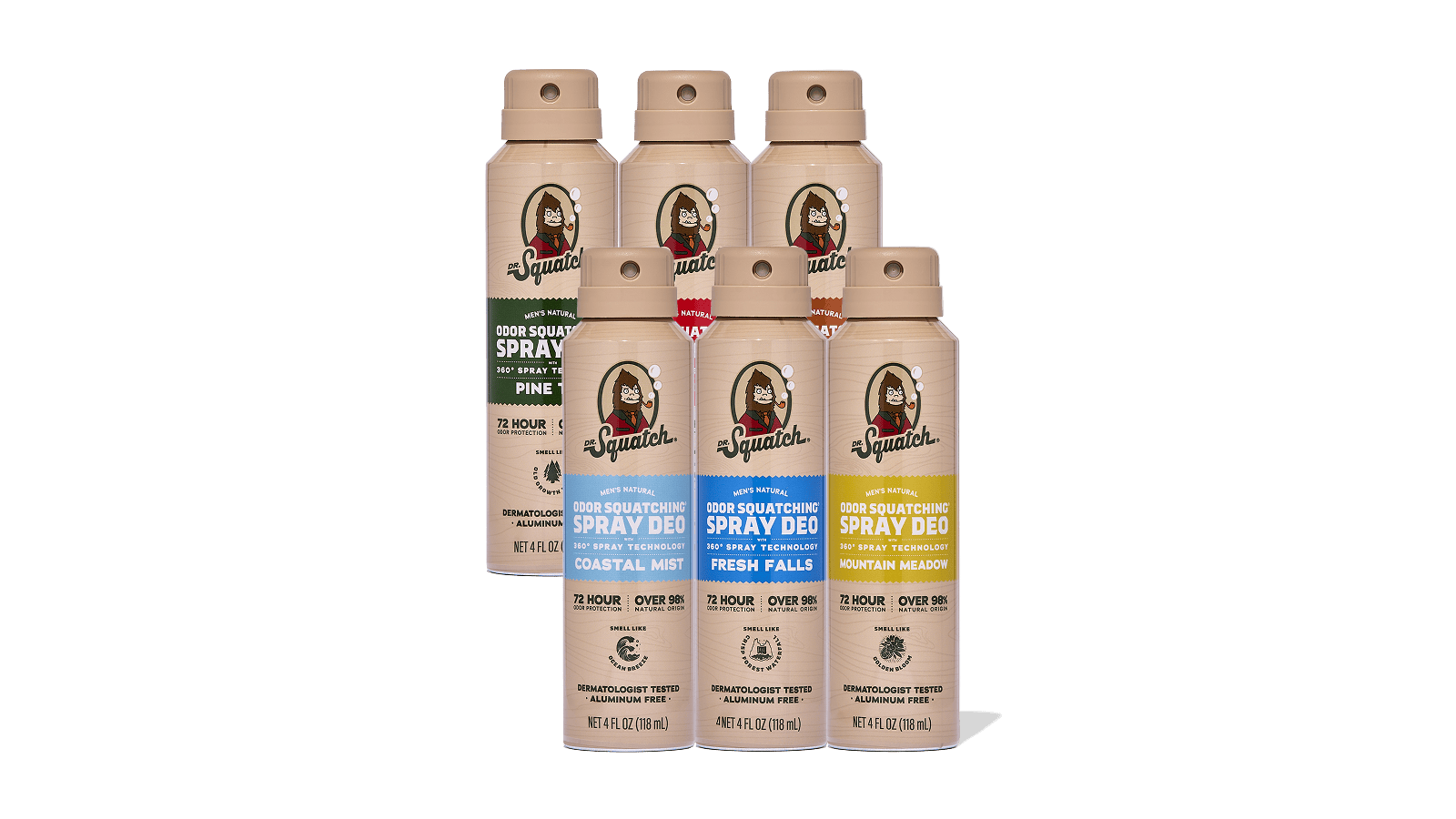 Spray Deodorant 6-Pack F9