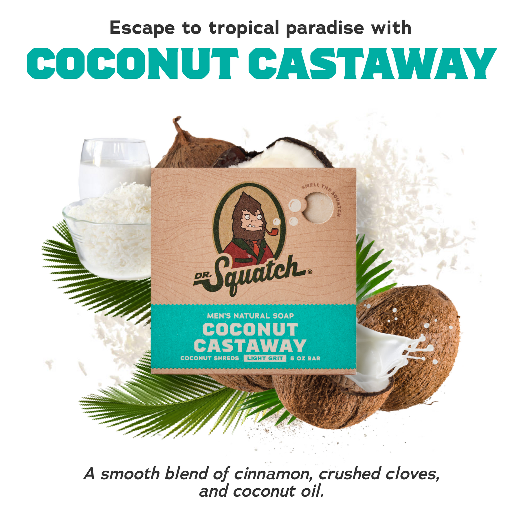 4-Pack Coconut Castaway Natural Bar Soap B7