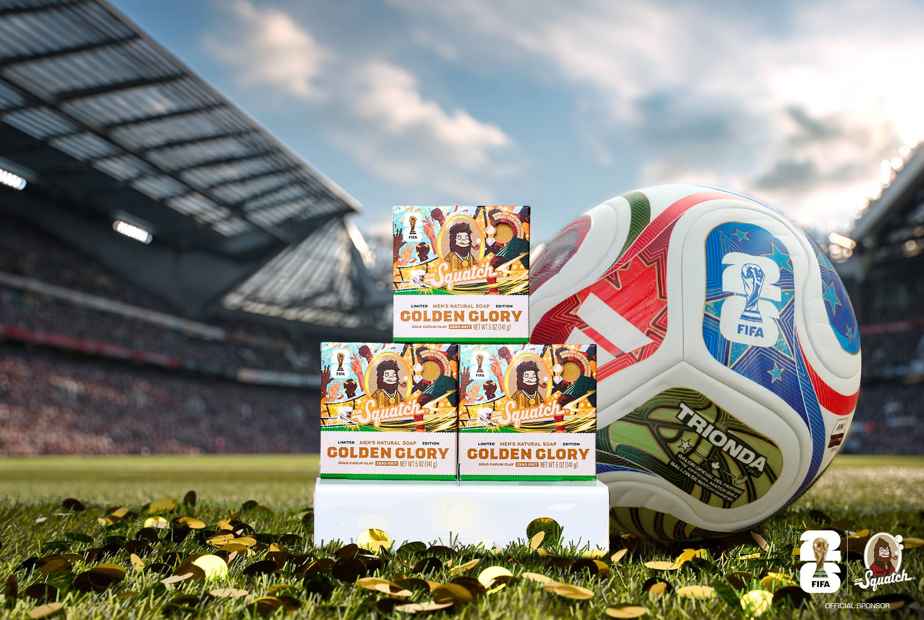 FIFA Golden Glory 3-Pack Bar Soap Bundle Y7