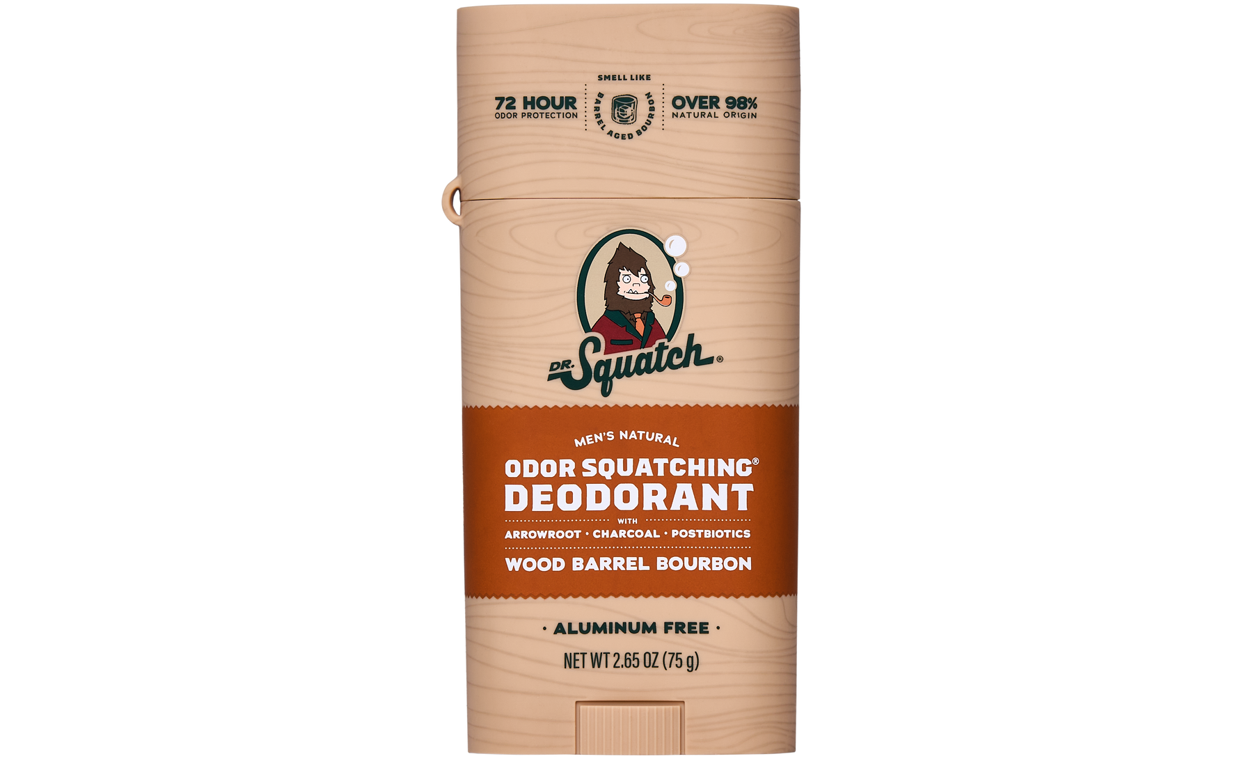 Wood Barrel Bourbon Deo Flask X9