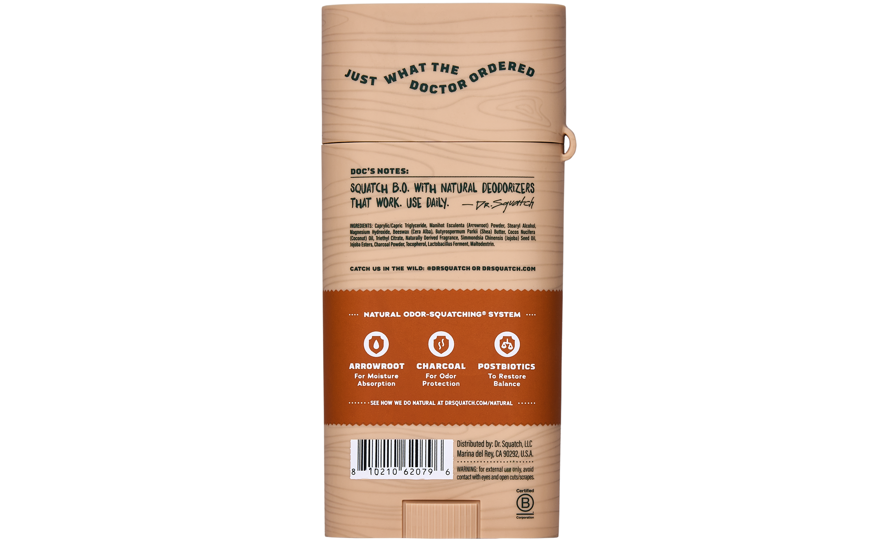 Wood Barrel Bourbon Deo Flask X9