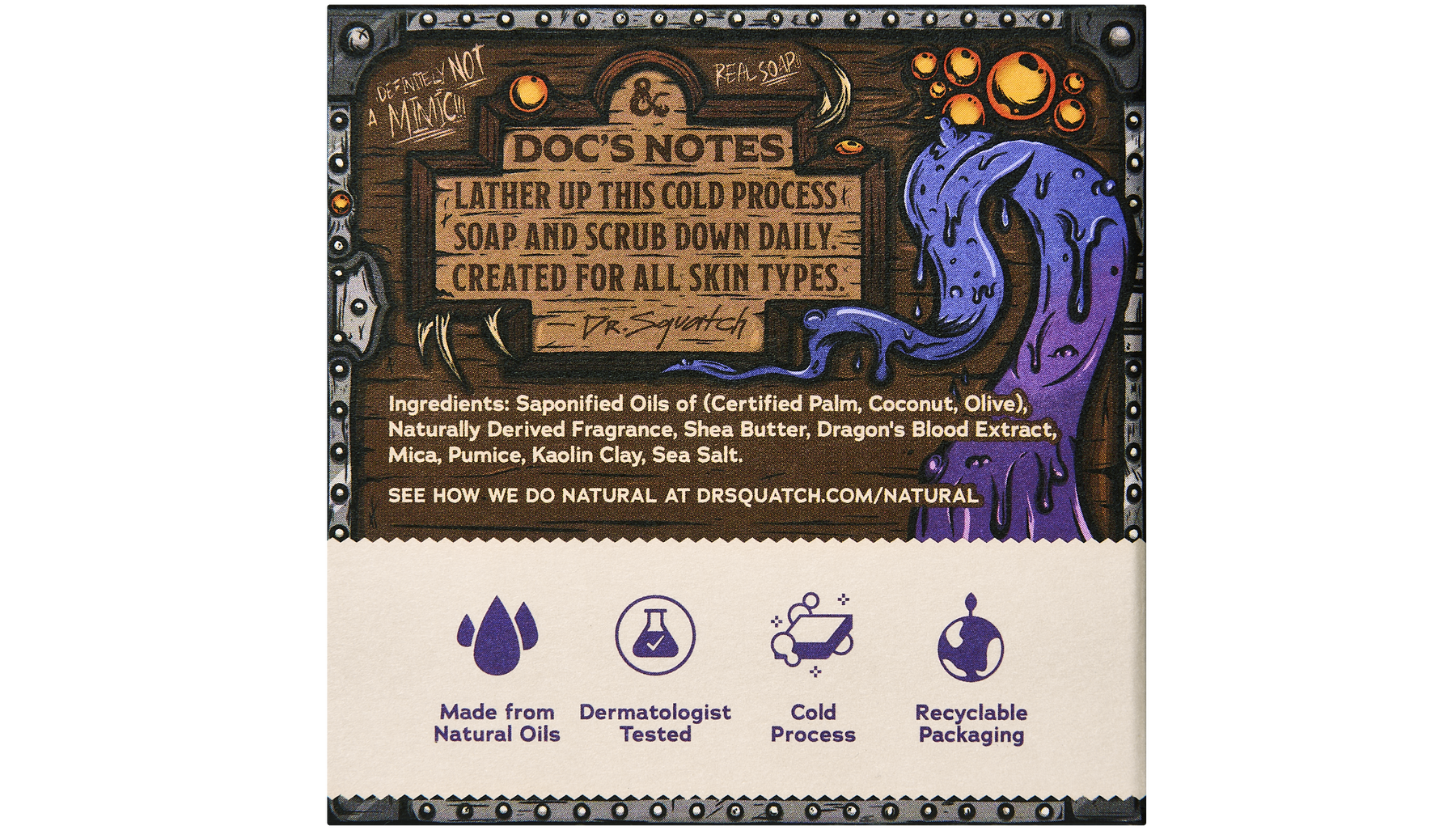 Dungeons & Dragons Mimic Bricc 3-Pack - Exclusive Limited Edition Bar Soap K1