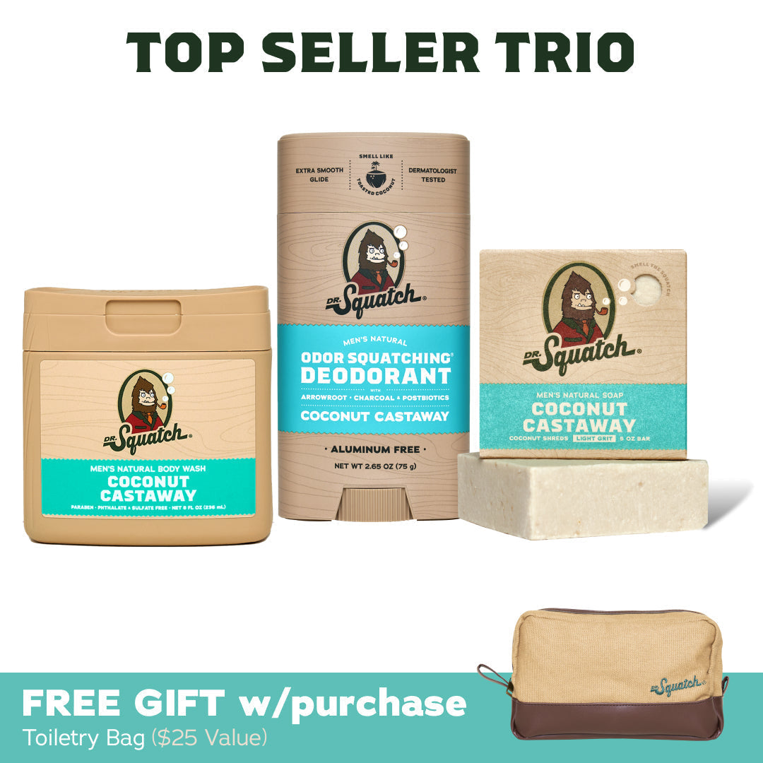 Soap, Deo, Body Wash + GWP Bag - Coconut Castaway T0
