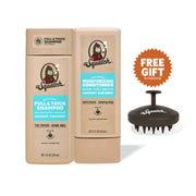 Hair Care Kit + Free Scalp Scrubber | Full & Thick Shampoo | Moisturizing Conditioner | Natural Products for Men K9