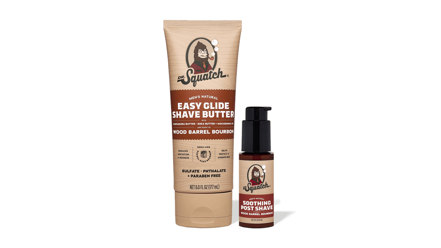 Wood Barrel Bourbon Smooth Shave Bundle J3