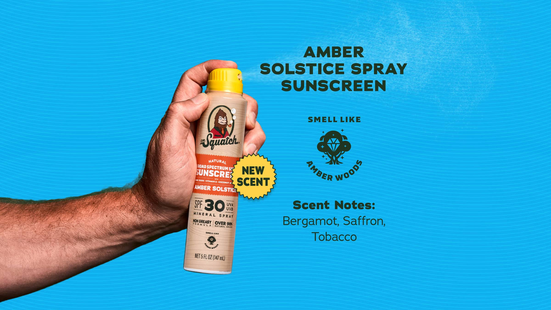 Spray Sunscreen | SPF 30 UVA/UVB Protection | Non-Greasy Mineral Sunscreen for Men E8