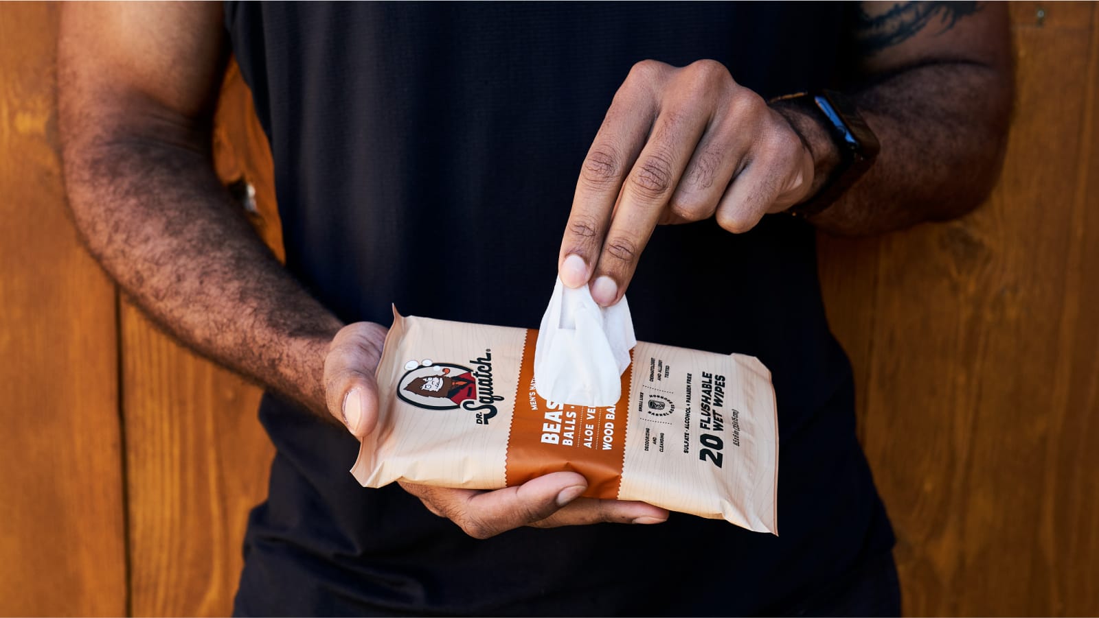 FREE Wood Barrel Bourbon Wipes X9