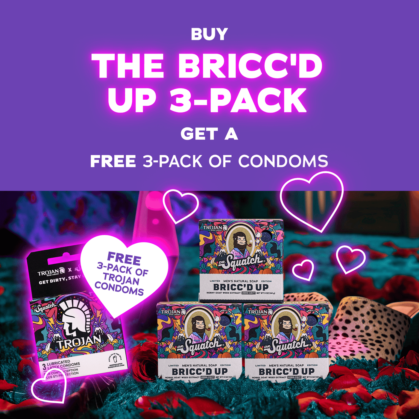 Bricc'd Up Condom 3-Pack U9