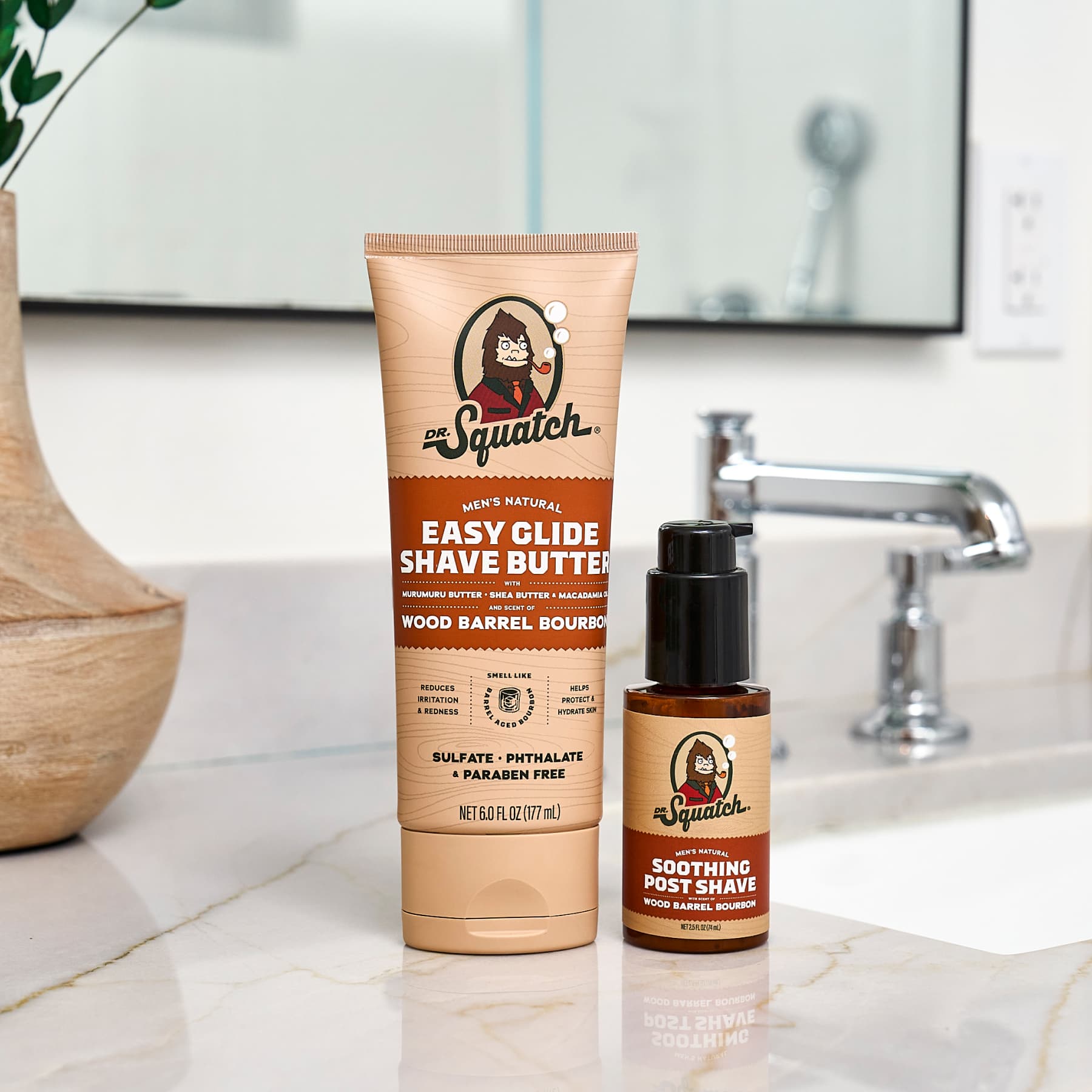 Wood Barrel Bourbon Smooth Shave Bundle J3