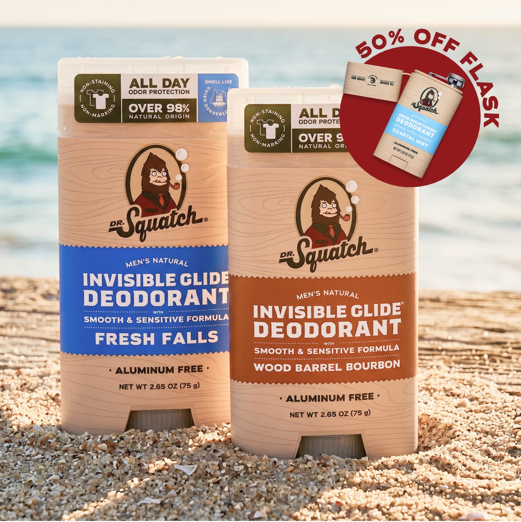 2-Pack Glide + Deo Flask V5