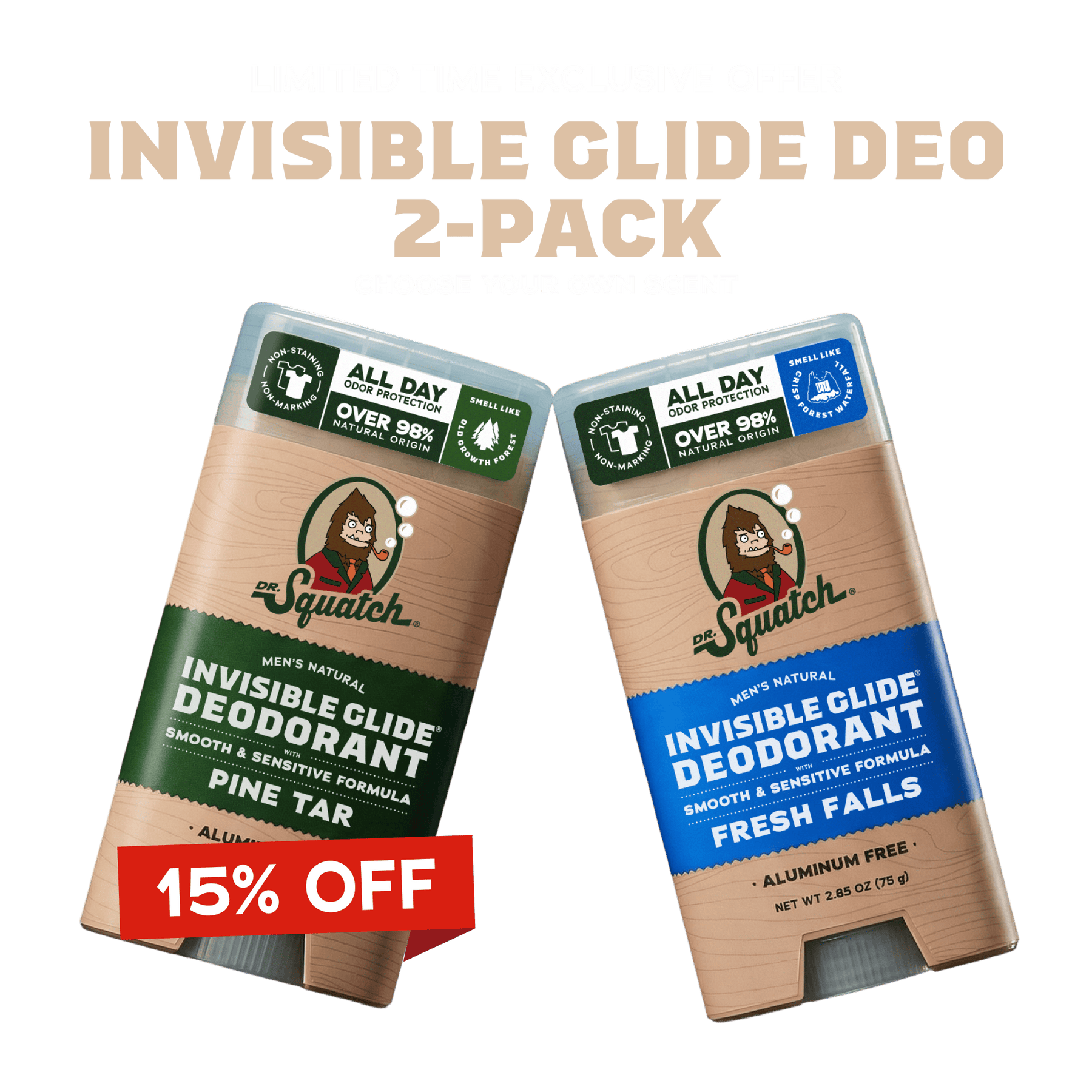 Exclusive: Invisible Glide Deodorant 2-Pack Offer P8