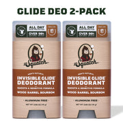 Wood Barrel Bourbon 2-Pack Invisible Glide Deo U0