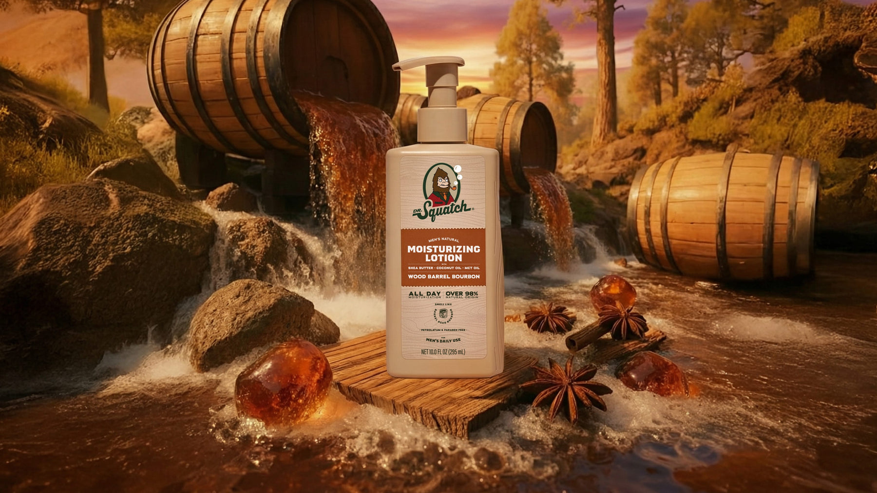 Wood Barrel Bourbon Lotion N0