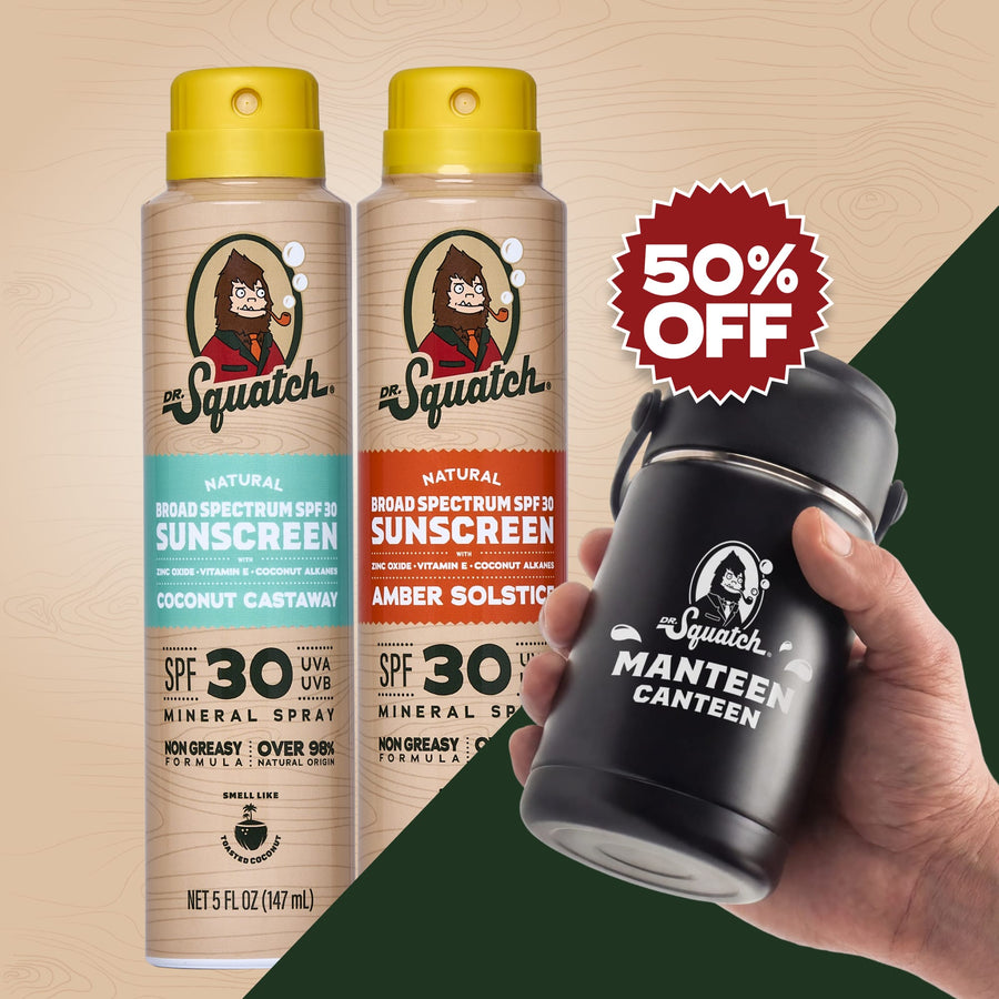 2-Pack Sunscreen + Manteen Canteen M2