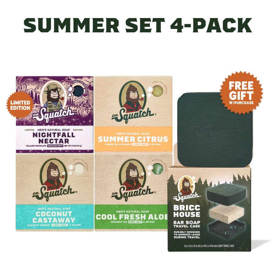 Summer Set 4-Pack + GWP Travel Case E1