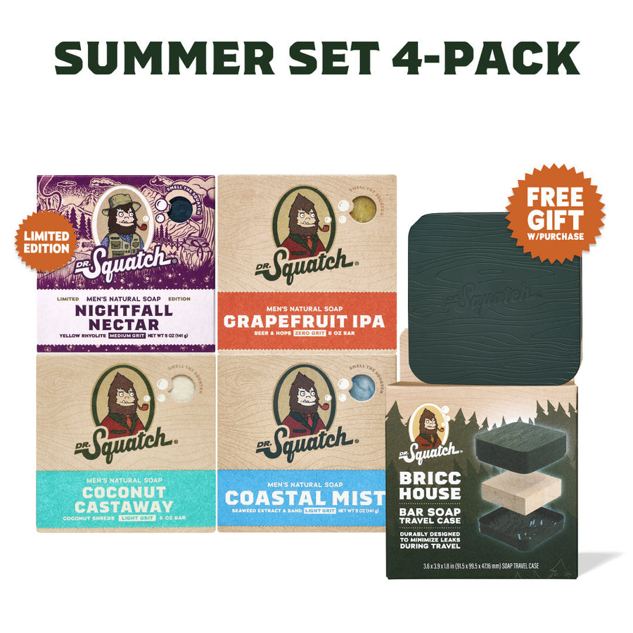Summer Set 4-Pack + GWP Travel Case T8