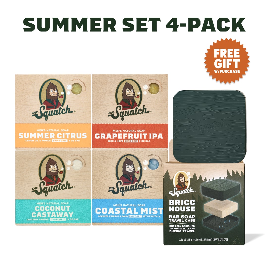 Summer Set 4-Pack + GWP Travel Case U5
