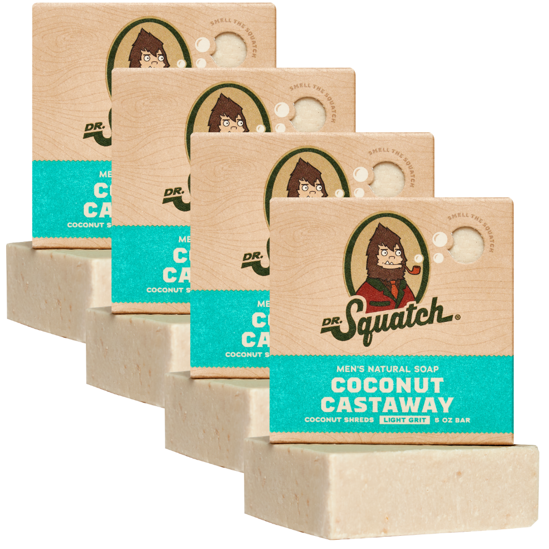 4-Pack Coconut Castaway Natural Bar Soap B7
