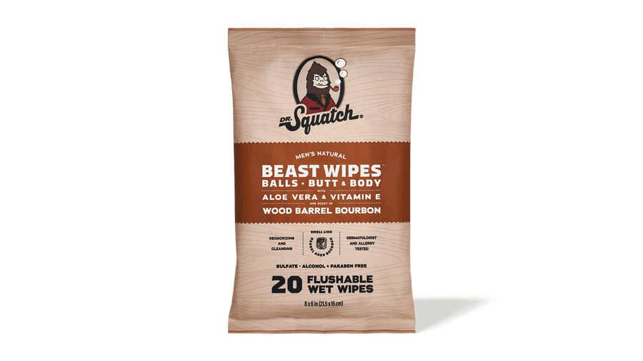 FREE Wood Barrel Bourbon Wipes X9