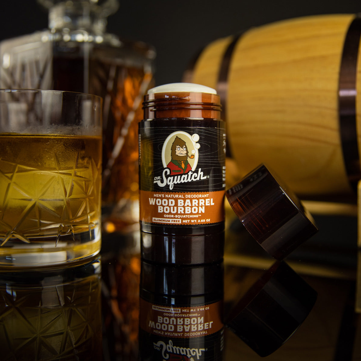 Essentials: Wood Barrel Bourbon Deodorant W4